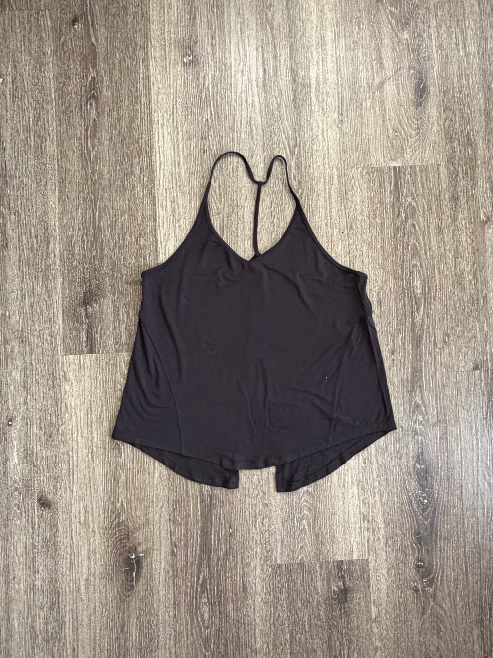 lululemon athletica Black Double-Strap Split-Back Tank